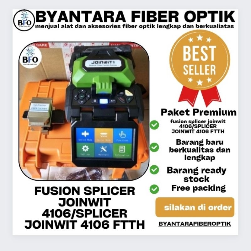 fusion splicer joinwit 4106/SPLICER JOINWIT 4106 FTTH