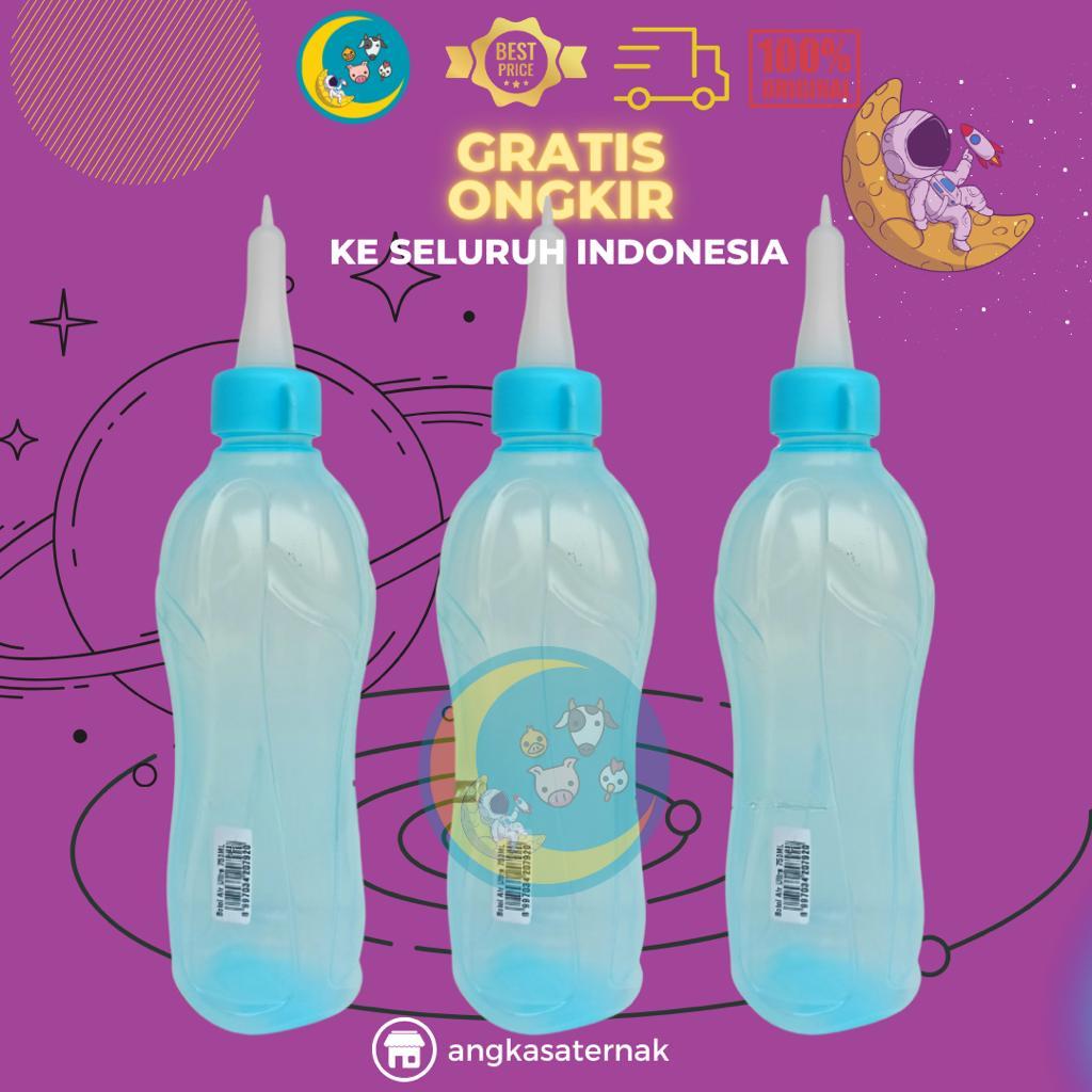 BOTOL DOT CEMPE ANAK KAMBING 1 LITER & 750 ML - Dot Kambing Silikon Kuning