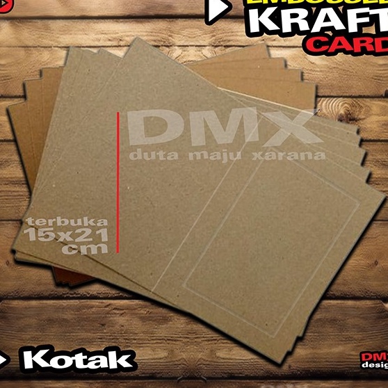 

Segera Serbu Kartu Ucapan Thank You Card Kartu Kraft Embossed Card Gift Card