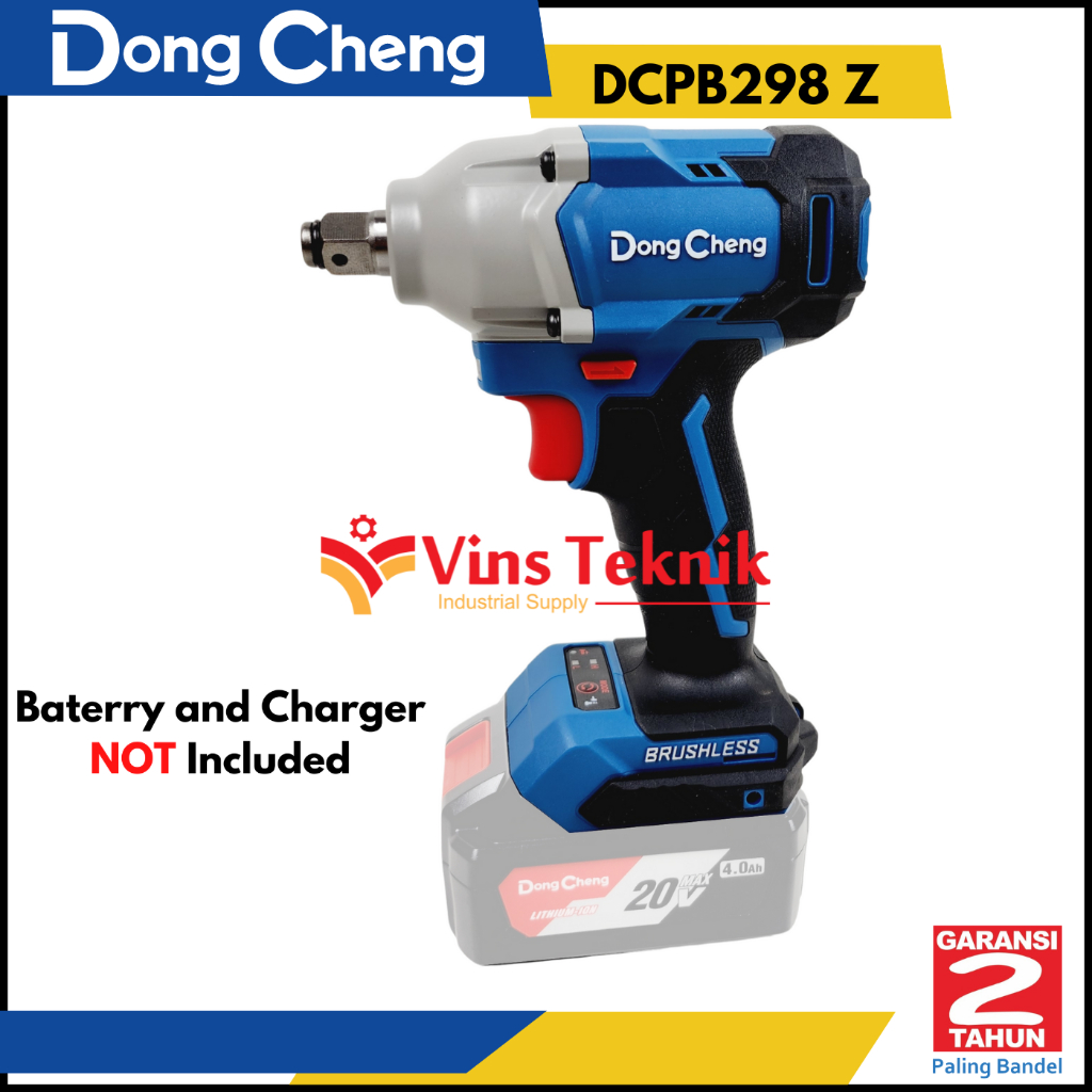 Brushless Impact Wrench Pembuka Baut Dongcheng DCPB298 Z UNIT ONLY