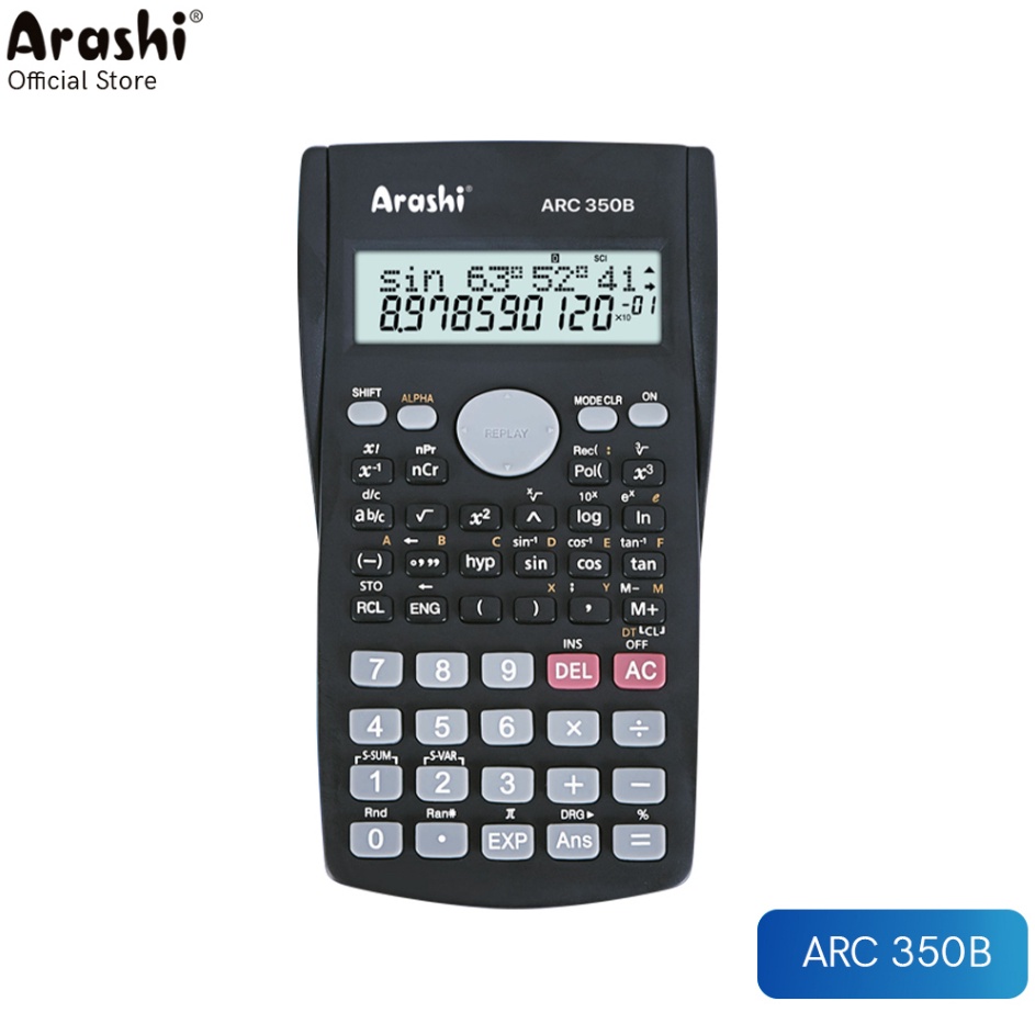 

Limited Arashi Kalkulator ARC 35B 1 Digit Scientific Calculator