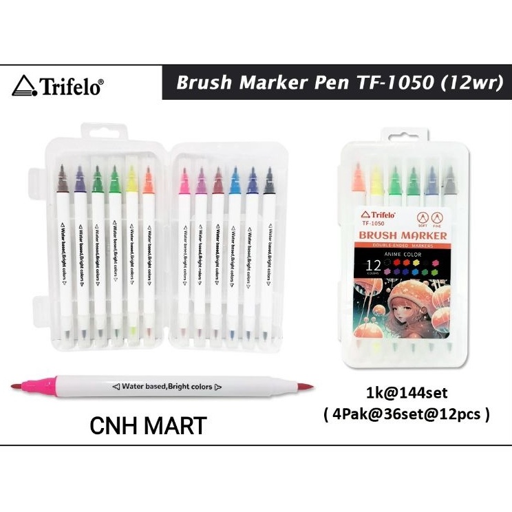 

Borong Terkini Trifero Brush Marker 12 Pen TF 15 12 Color