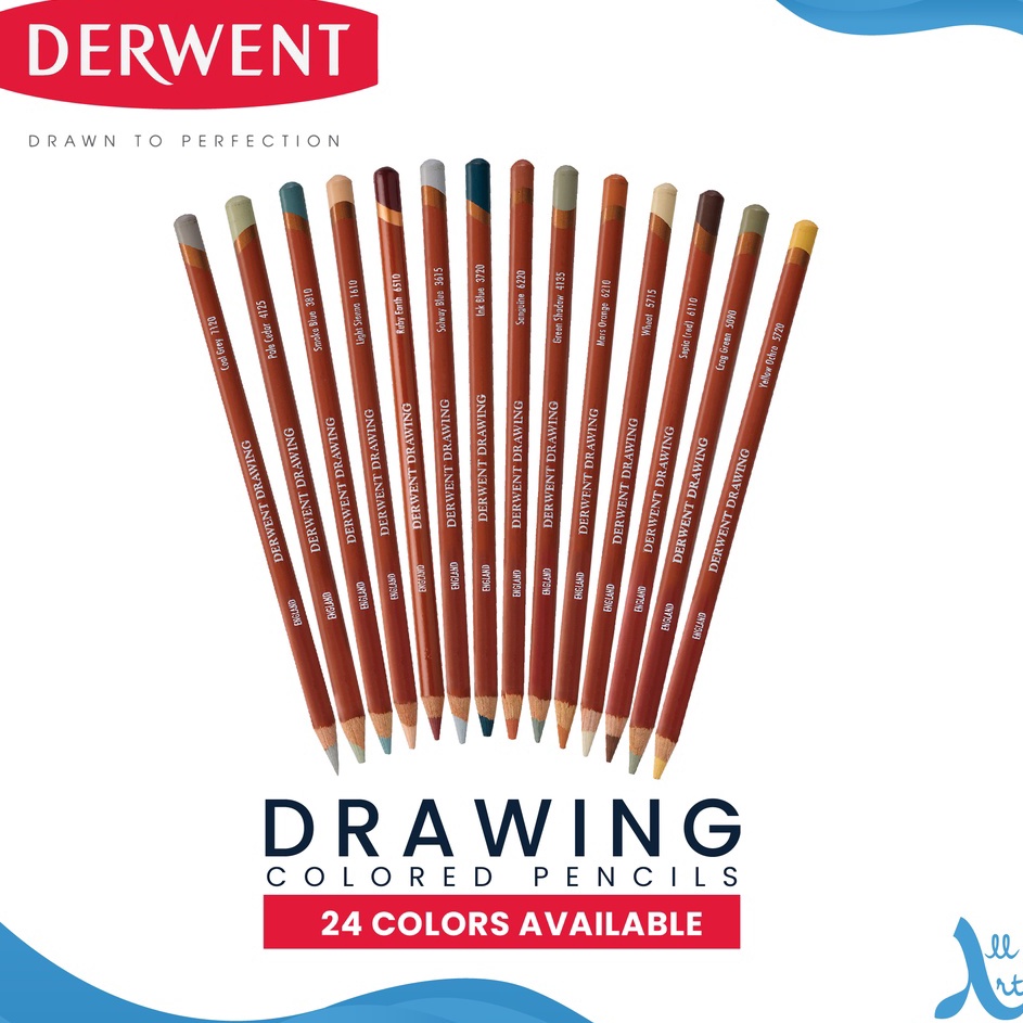 

Hadir Hebat Pensil Warna Derwent Drawing Pencil Color