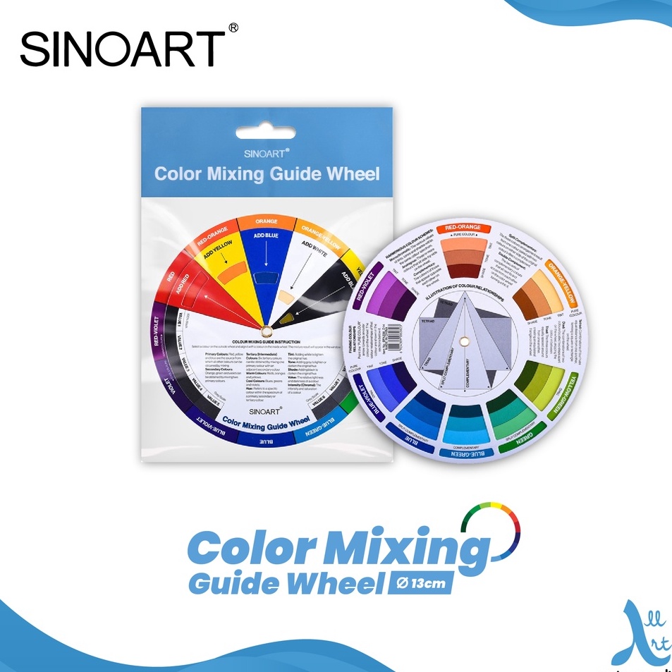 

Serba Murah Roda Panduan Pencampuran Warna Sinoart Color Mixing Guide Wheel