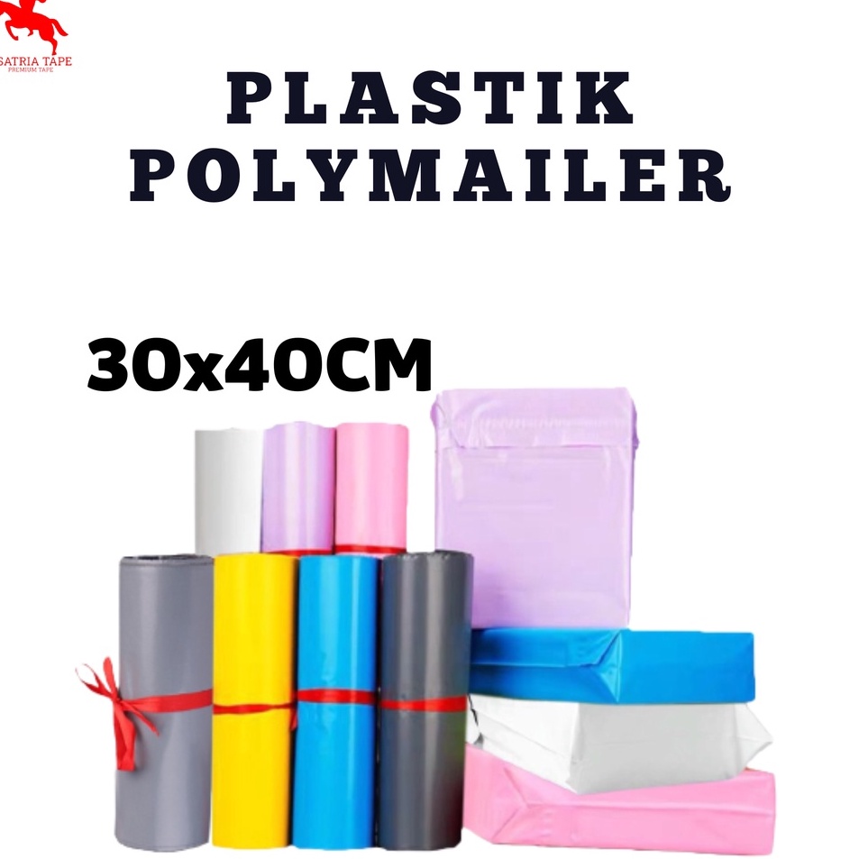 

Penjualan Murah PLASTIK POLYMAILER Ksatria Tape Polymailer 3x4 isi 1 Plastik Packing Kemasan Packing Olshop COD