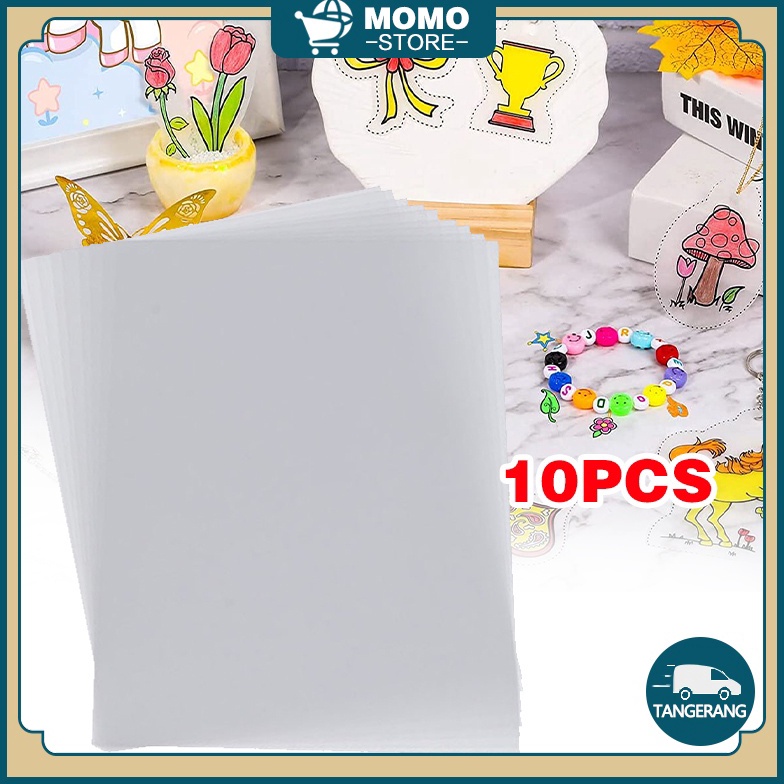 

KODE W1G7 1 PCS Heat Shrink Paper Set Clear Heat Shrink Sheets Kids Shrinkable Plastic Sheets Craft
