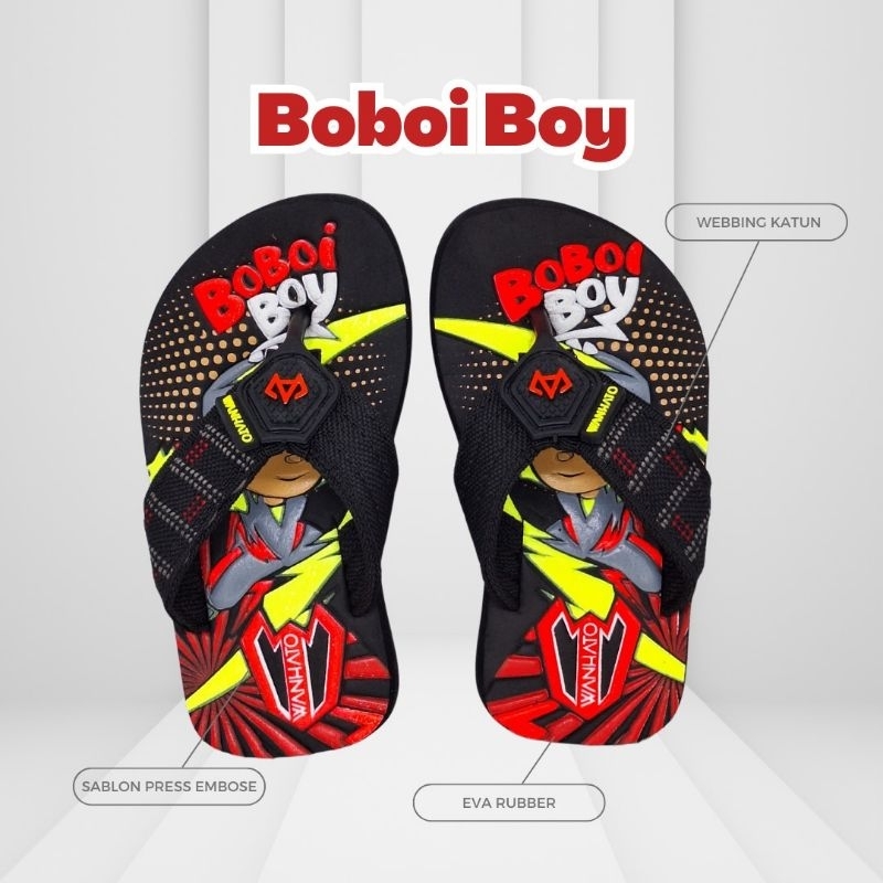 sandal japit anak outdoor wanhato boboiboy