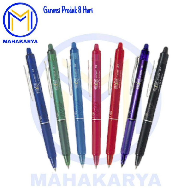 

KODE Q94R Pulpen Frixion Clicker PILOT 5 7 1Pcs Pulpen Bisa Dihapus Erasable Pen