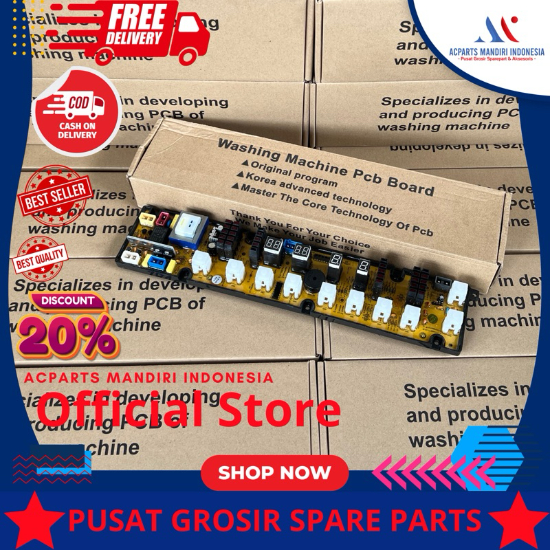 POLYTRON 232G, Modul pcb mesin cuci polytron Top Loading