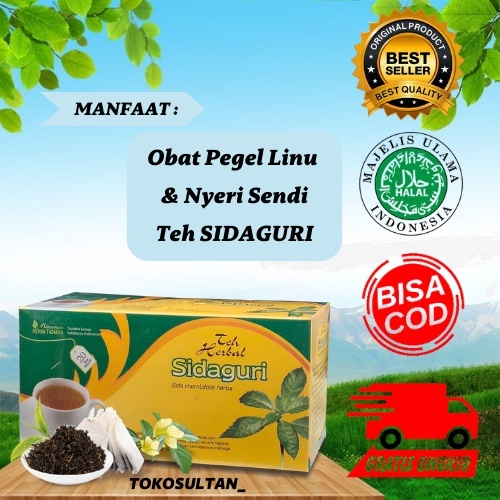 

TEH SIDAGURI TAZAKKA ASLI ATASI ASAM URAT PEGEL LINU REUMATIK HALAL BPOM ASLI