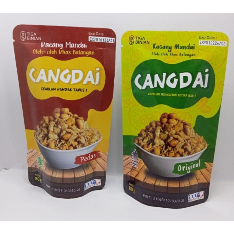 

kacang Mandai Khas Balangan/Cangdai merk Tiga Binian
