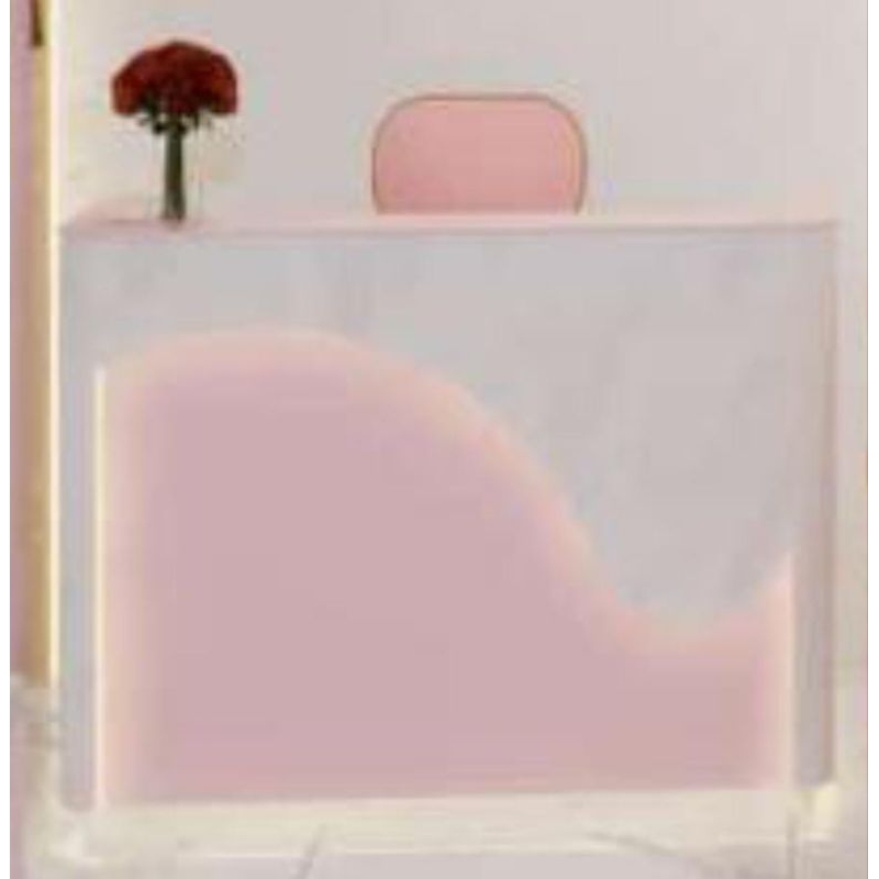 Meja Resepsionis - Meja Kasir minimalis - Meja kasir aesthetic - Meja Resepsionis elegan - meja cust