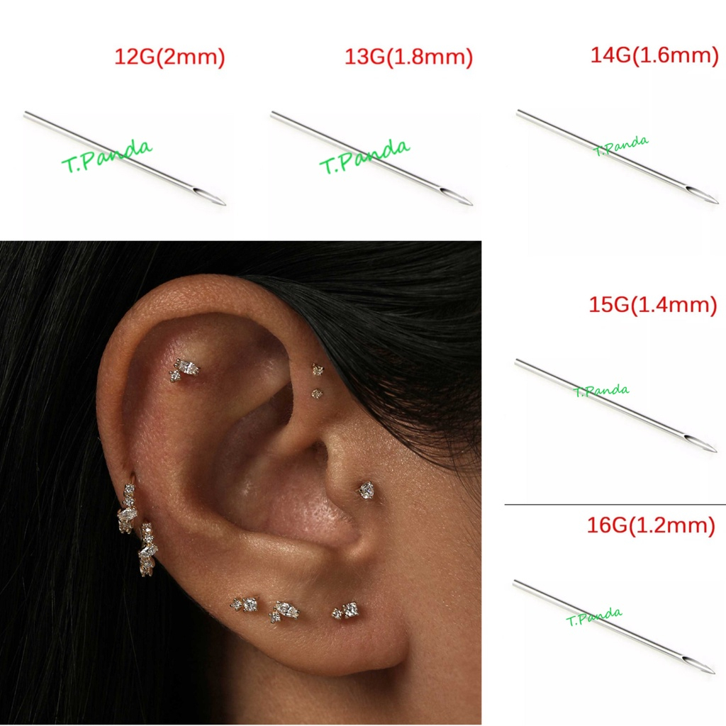 TP Jarum Tindik / Piercing Needle / Jarum Piercing 12G 13G 14G 15G 16G 18G 20G
