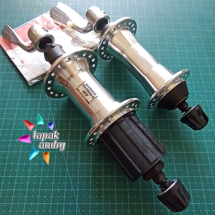 LapakAndry Hub Freehub 36H Quando Shimano RM40 8 9 10 Speed dengan QR Shimano NOS Vintage
