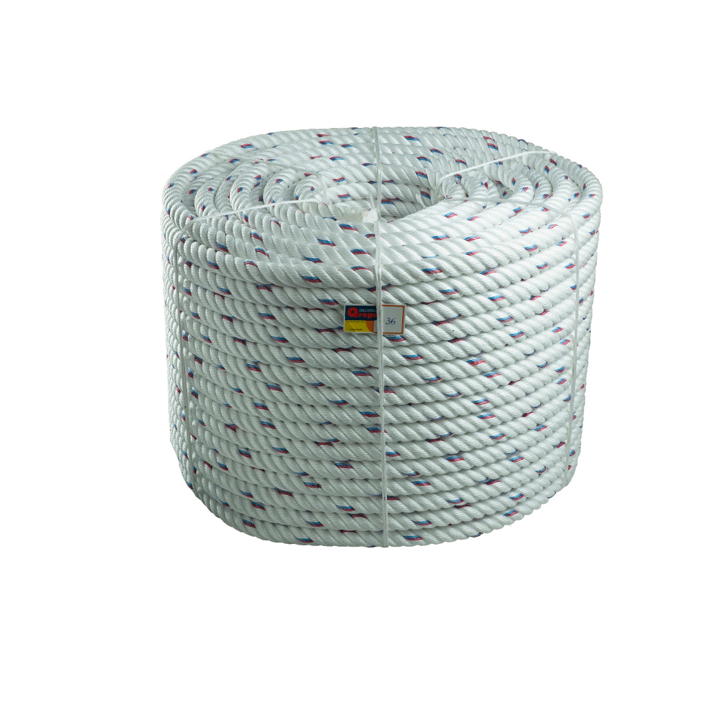 

Tali Tambang Plastik PP/Tali Tampar PP Polypropylene 36 mm +/- 220m Qrope