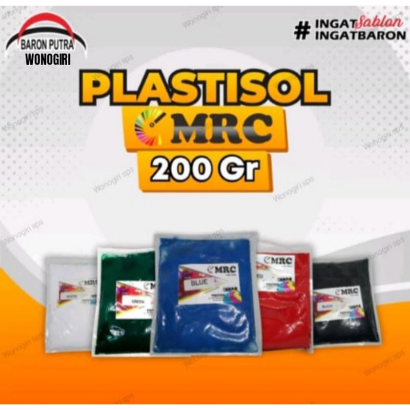 

PLASTISOL MRC RED 200 GRAM (vacum)