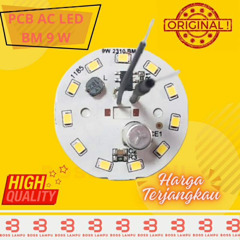 BM Mesin PCB AC LED 9 Watt Kualitas Terbaik