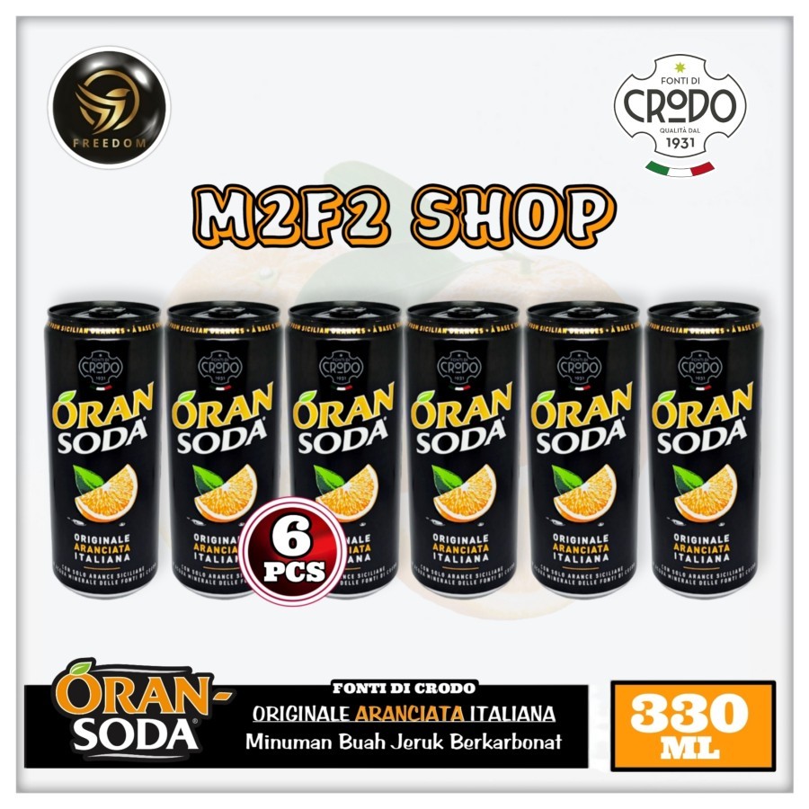 

Crodo Orange Soda Aranciata Italiana Can | Kaleng - 330 ml (Kemasan 6 Pcs)