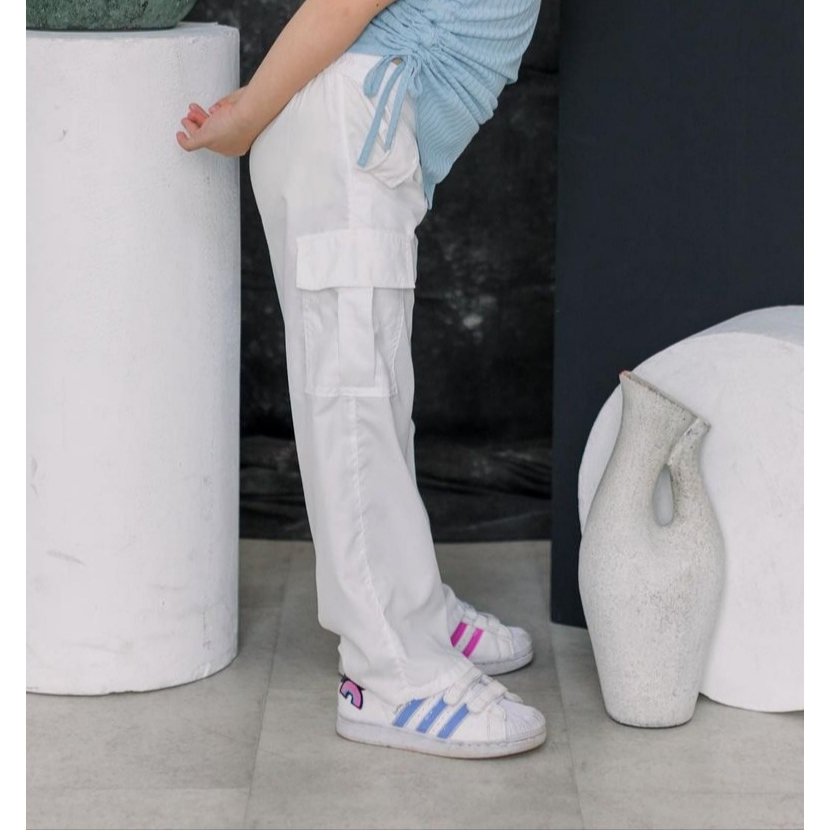 Celana Cargo anak perempuan/celana panjang anak perempuan/kulot anak perempuan/celana anak tanggung