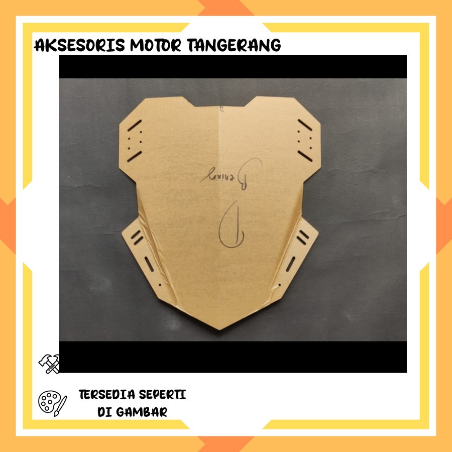 WINDSHIELD CUSTOM 40 CM SCORPIO TIGER BEAT SCOOPY VISOR CUSTOM 40 CM  BYSON FI160I FZ150I YAMAHA NEW