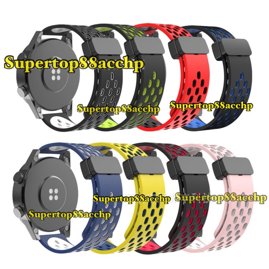 Strap Sport Tali Magnetic Buckle Smartwatch Infinix Smartwatch 1 ( XW1 ) Rubber Silikon