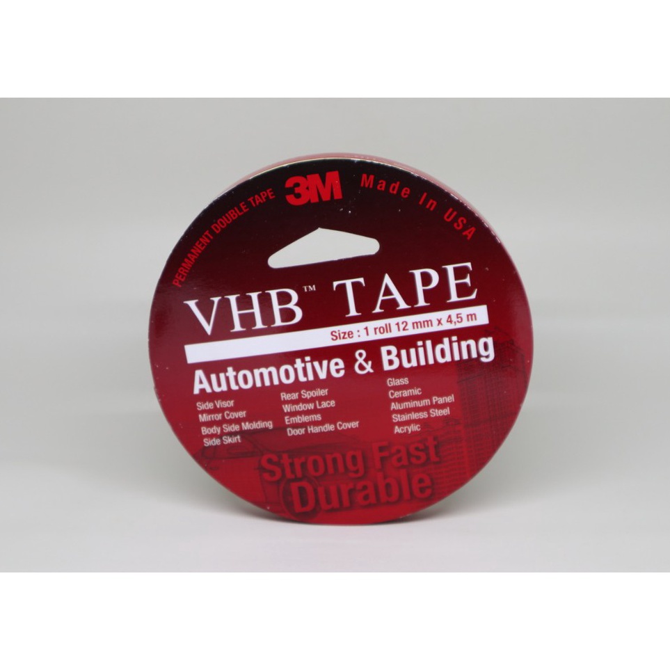 

KODE A49C Double Tape 3M VHB 12 mm x 45 m ORIGINAL DOUBLE FOAM TAPE
