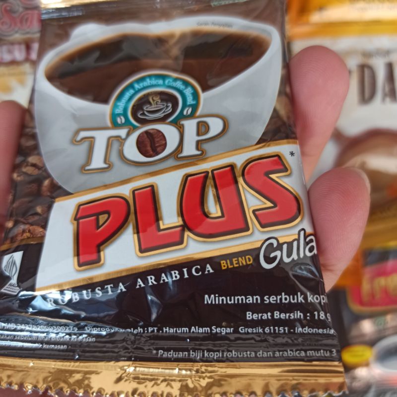 

Kopi Top PLUS Robusta Arabica Blend Gula