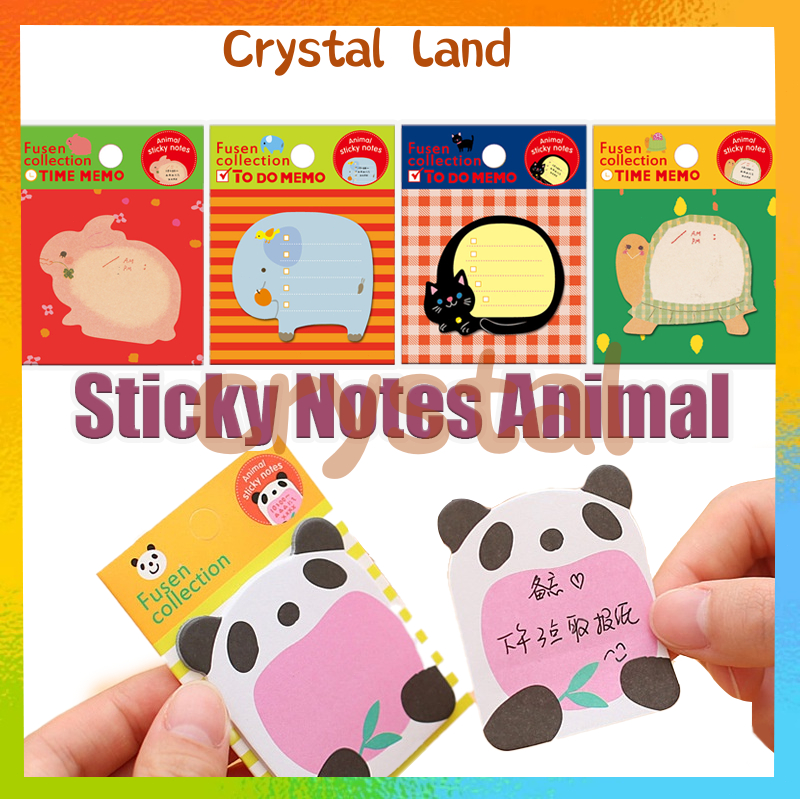 

Sticky Notes Motif Binatang A3 / Pembatas Buku / Tempelan Kertas Note Karakter Animal Lucu / Kertas Memo Karakter Stationary