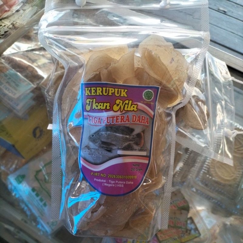 

Kerupuk Ikan Nila kemasan klip