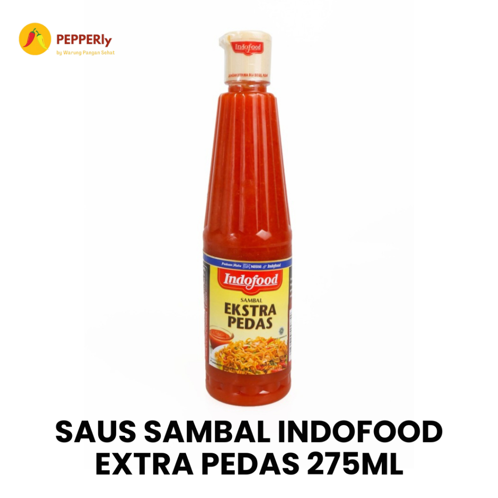 

Indofood Saus Saambal/ Saus Tomat/ Belibis Saus Sambal/ Sauri Saus Tiram Botol