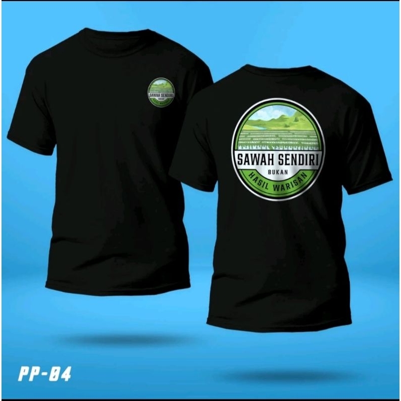 KAOS PETANI MUDA PADI SAWAH SENDIRI BUKAN HASIL WARISAN PETANI PADI