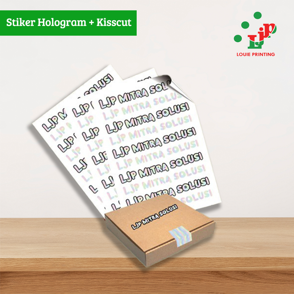 

Louie Printing Cetak Stiker Hologram A3+ +Kisscut