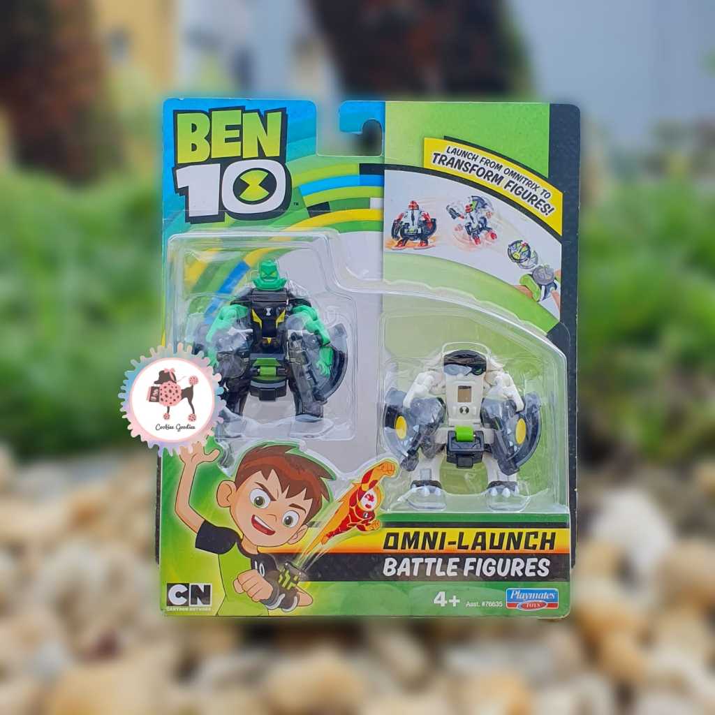 Ben 10 Omni Launch Battle Figures Refill Pack - Diamondhead+Cannonbolt