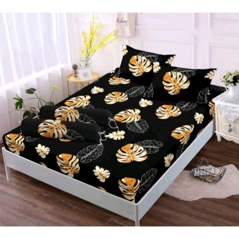 sprei janda bolong/sprei kembang palm/sprei motif kembang