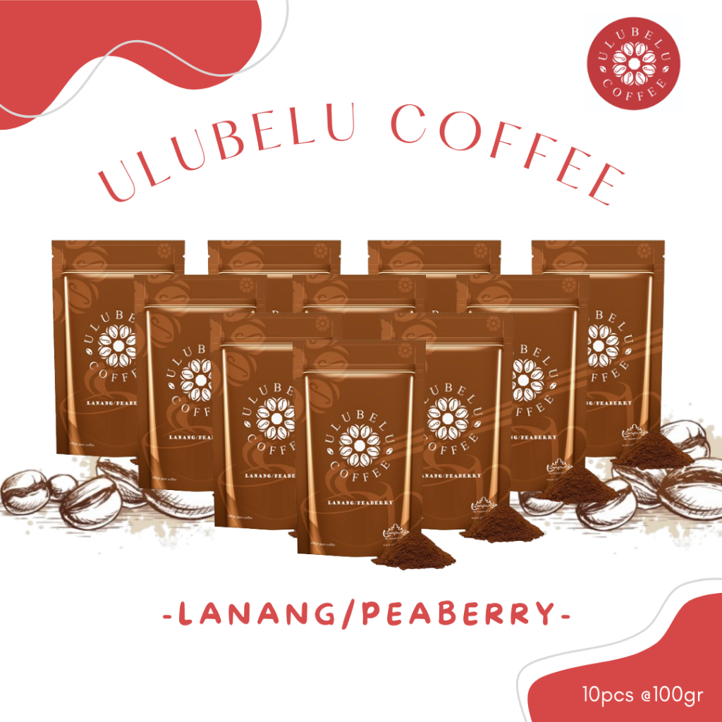 

Paket 10pcs ULUBELU COFFEE LANANG - Fine Grind - Kopi Lampung Asli