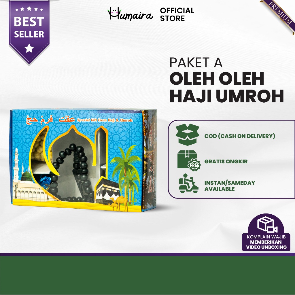 

Paket "A" - Oleh Oleh Haji Umroh Hemat Harga Ekonomis