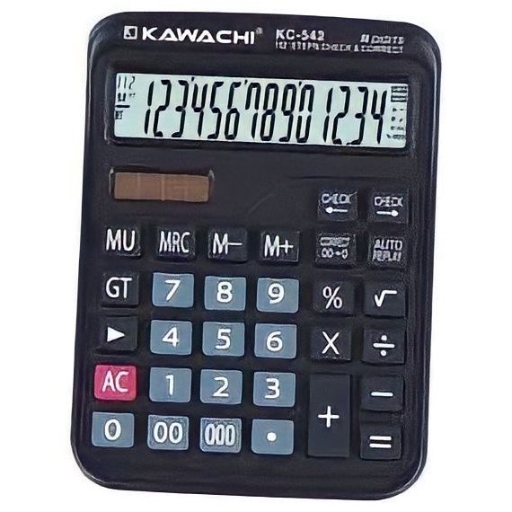 

KODE S45G Kalkulator electronic calculator KC542 KAWACHI Hitam