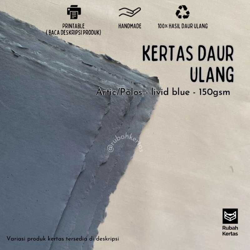 

Kertas Daur Ulang Warna Livid Blue