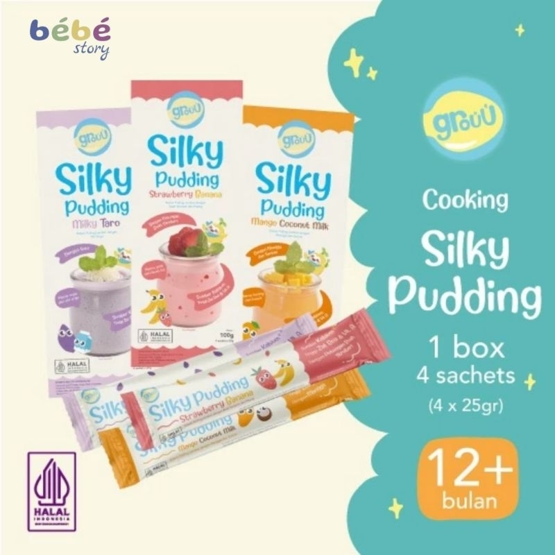 

GROUU SILKY PUDING / PUDING MPASI BAYI / CEMILAN BAYI