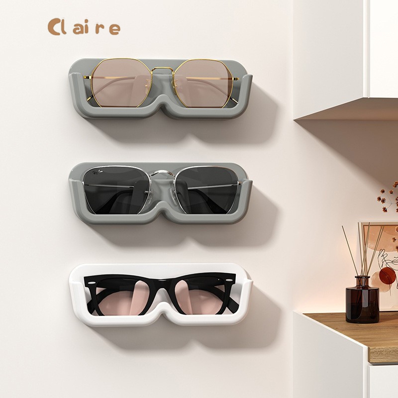 Kotak Penyimpanan Kacamata Terpasang di Dinding Rak Display Kacamata Bebas Pukulan Rak Penyimpanan K