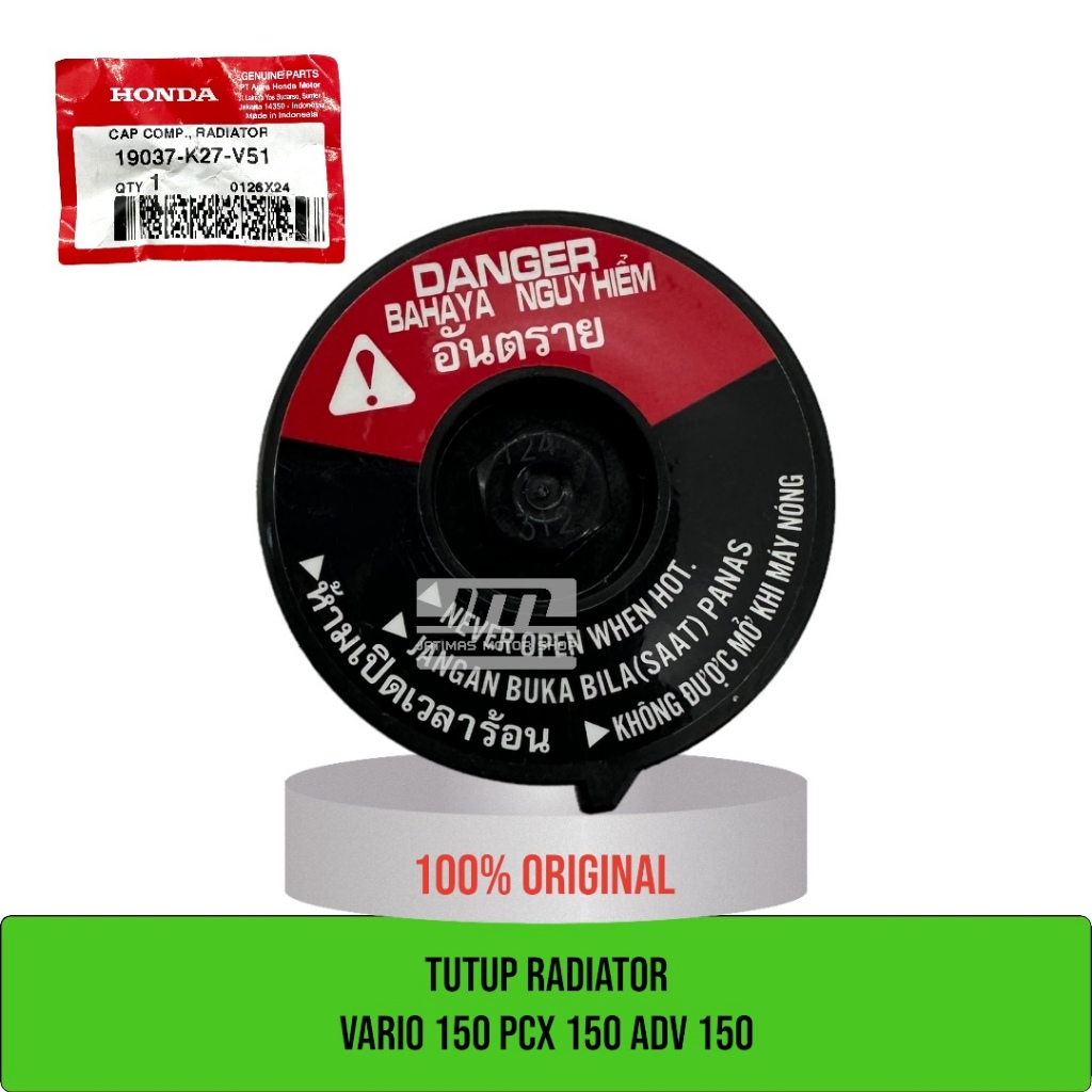 Tutup radiator vario 150 pcx 150 adv 150 19037-K27-V51