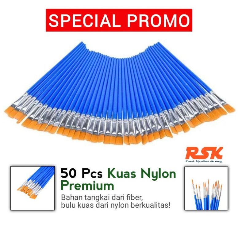 

KODE T48X 5pcs Kuas Lukis Set Paintbrush Paint Brushes Kuas Cat Minyak Dan Air