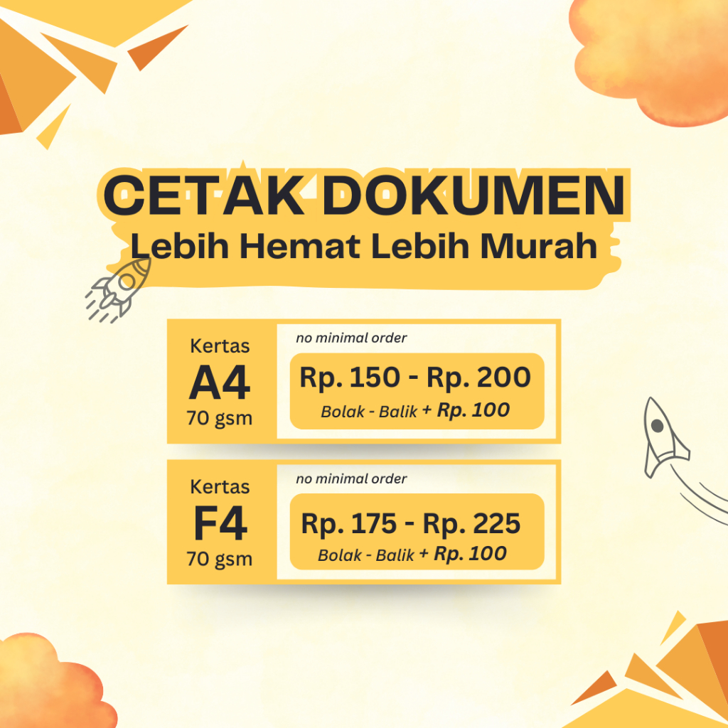 

CETAK DOKUMEN A4 MURAH!