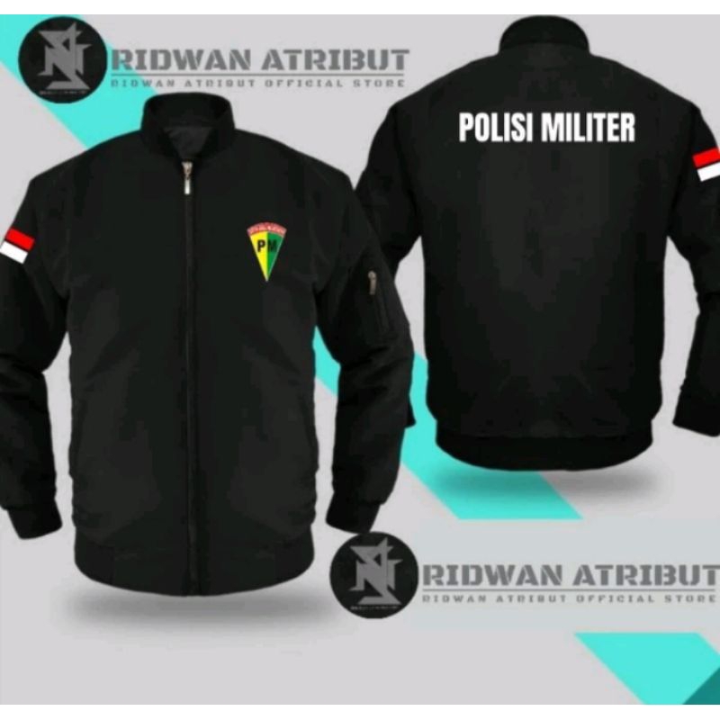 jaket bomber bahan Taslan