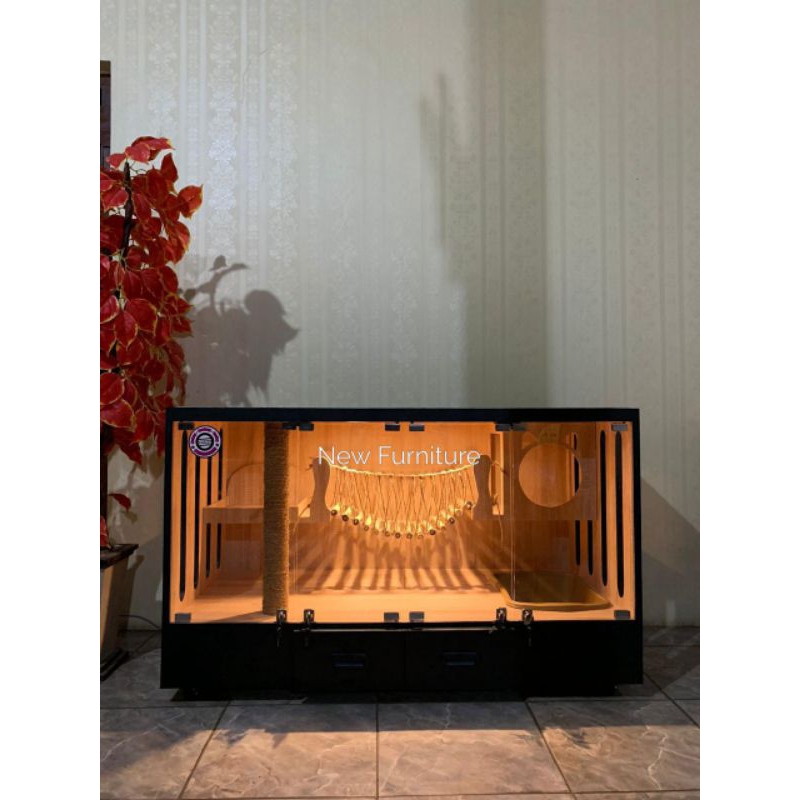 kandang kucing plywood kandang kucing premium kandang kucing kaca kandang kucing modern kandang kuci