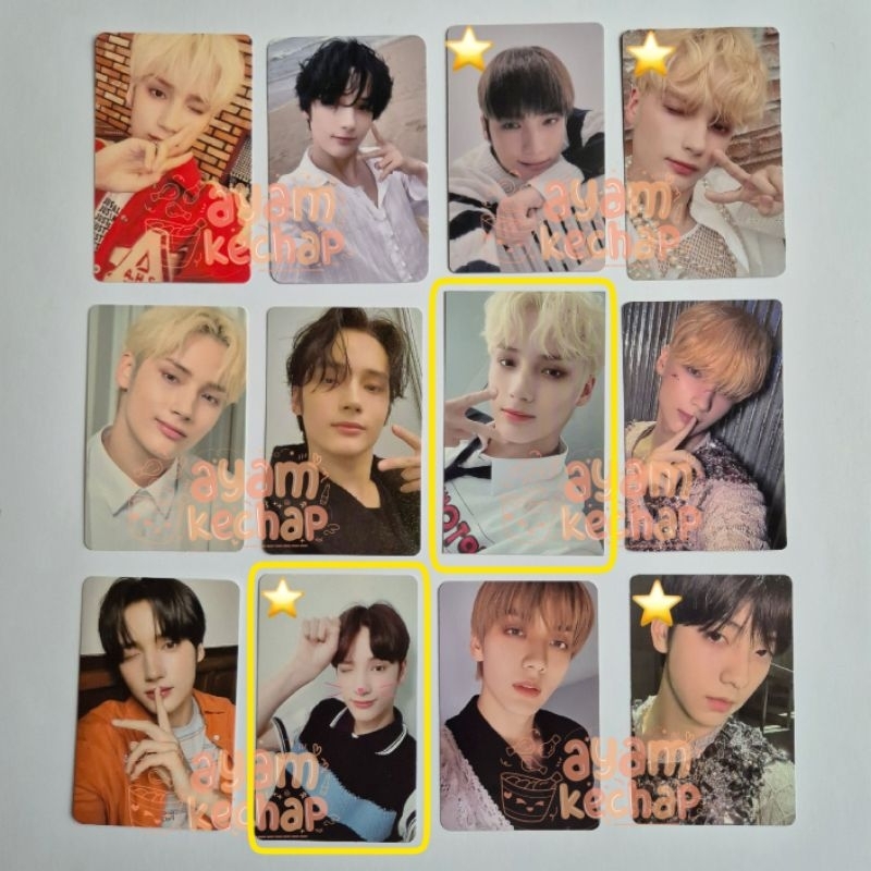 hueningkai photocard pc txt ld japan freeze raffle bc cnd cat and dog
