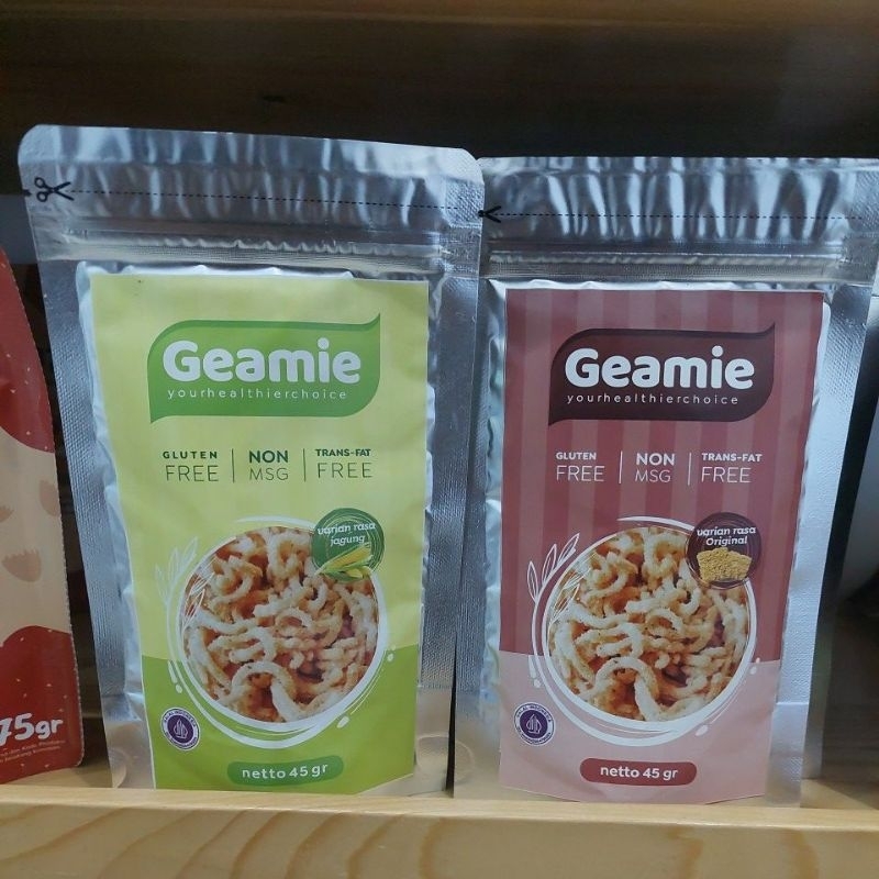 

Geamie Mie Kremes Cemilan Anak Gluten Free Non MSG 45gr