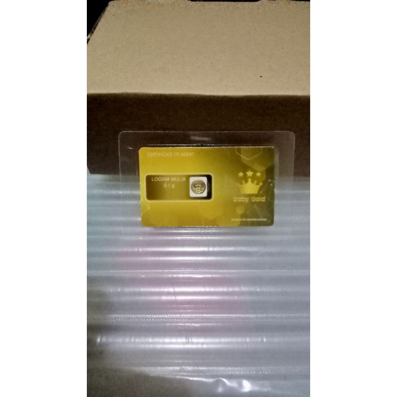LM Baby Gold 0.1 gram emas murni