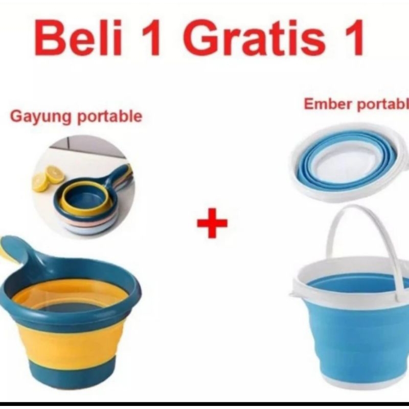 Ember Lipat + Gayung Lipat Portable