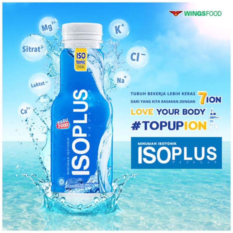 

ISOPLUS Minuman Isotonik Botol 350ml Original Dengan Harga Terbaik